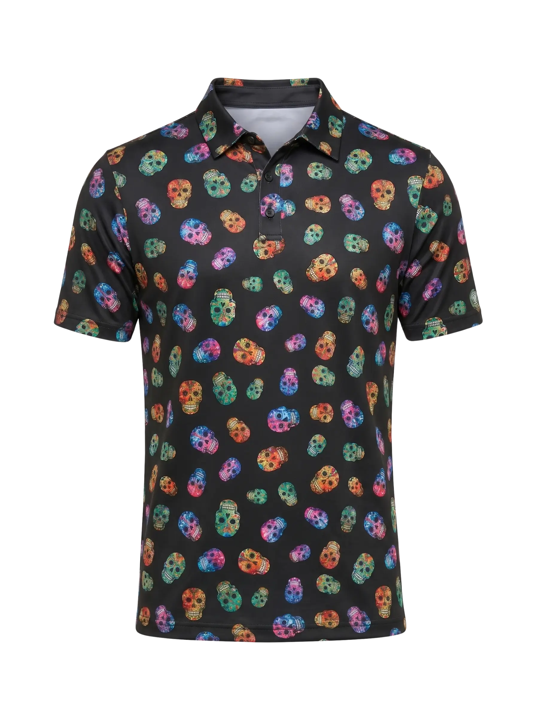 The G.O.A.T. Polo - Day of the Dead - Black