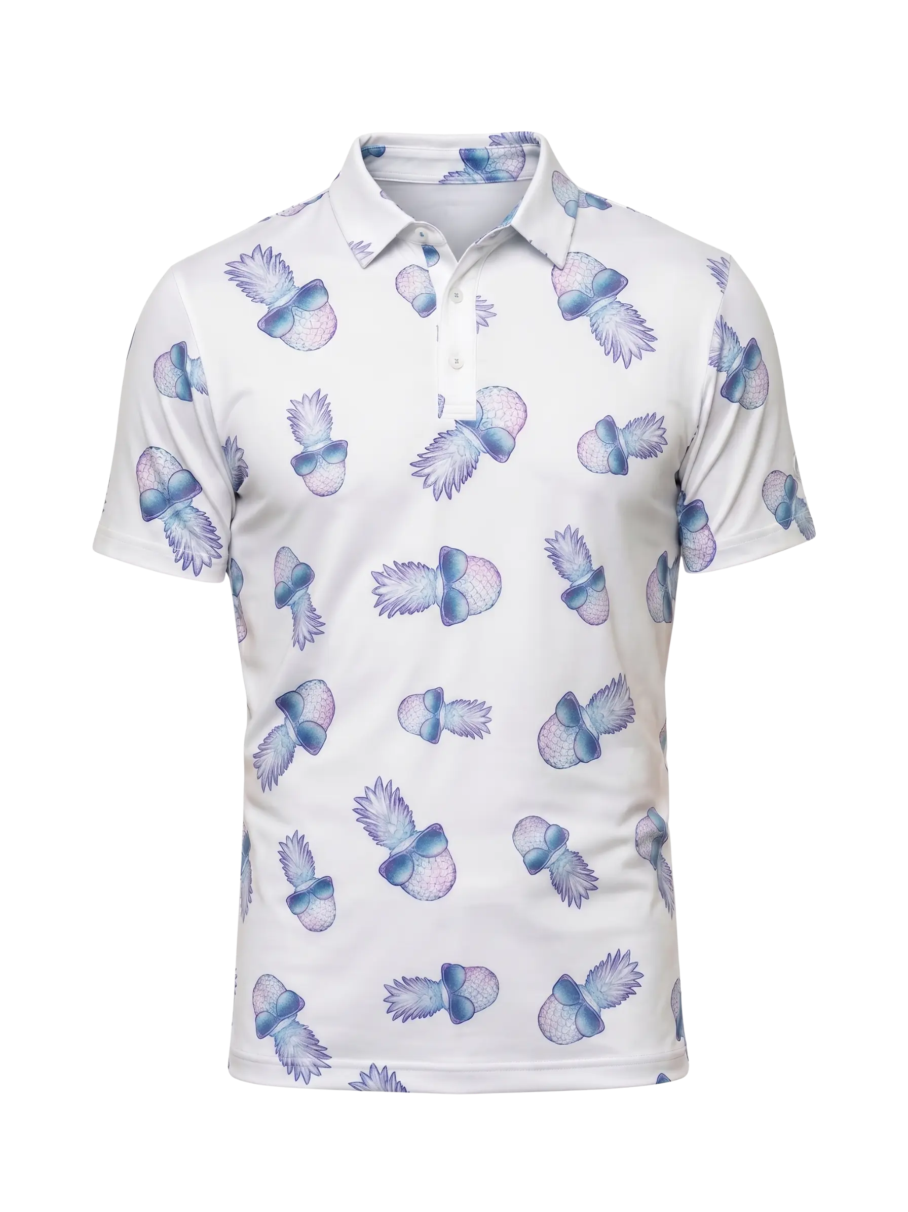 The G.O.A.T. Polo - Ombre Sunglasses Pineapple - White