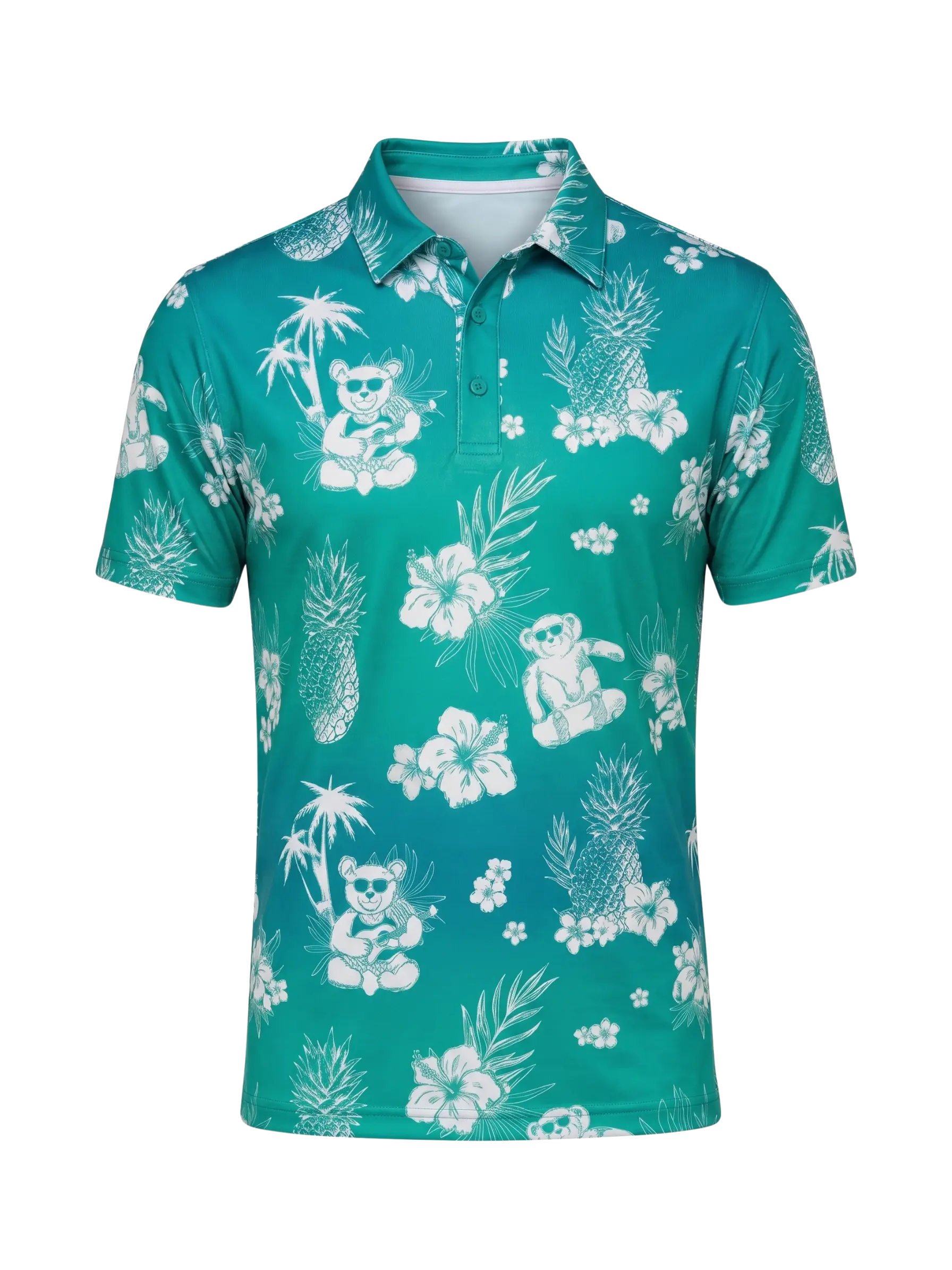The G.O.A.T. Polo - Ombre Teddy - Mint/Blue