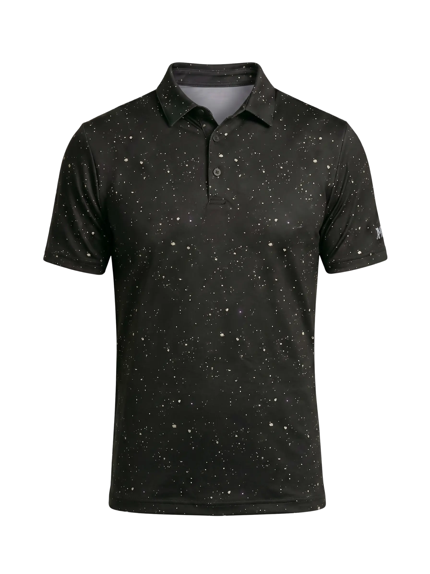 The G.O.A.T. Polo - Splatter - Black