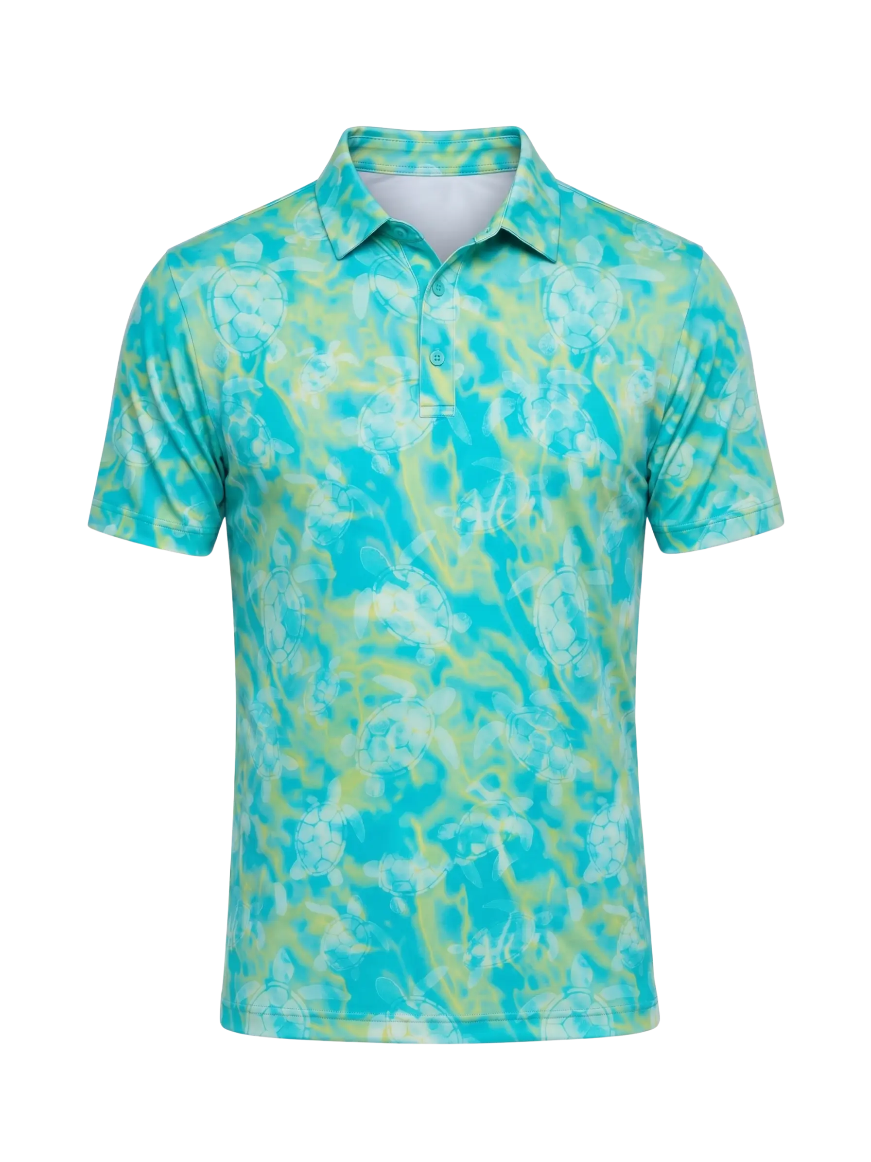 The G.O.A.T. Polo - Turtles - Aqua