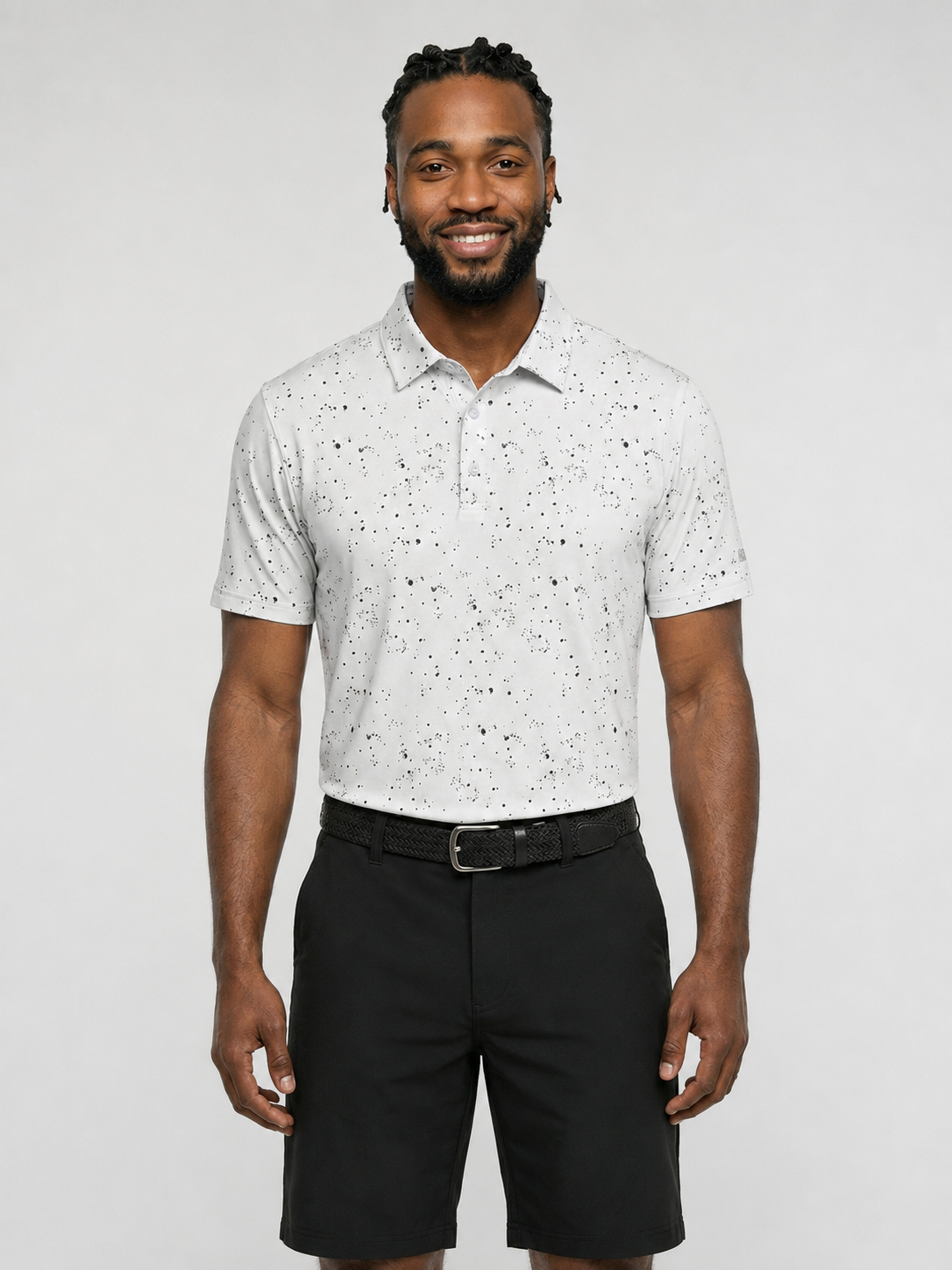 The G.O.A.T. Polo - Splatter - White
