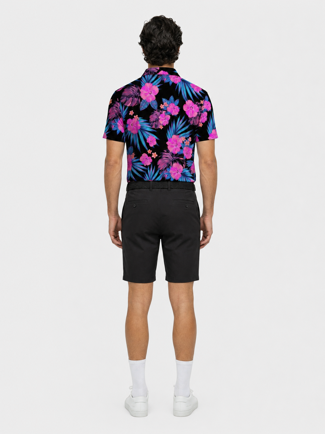 The G.O.A.T. Polo - Hawaiian Dream - Black
