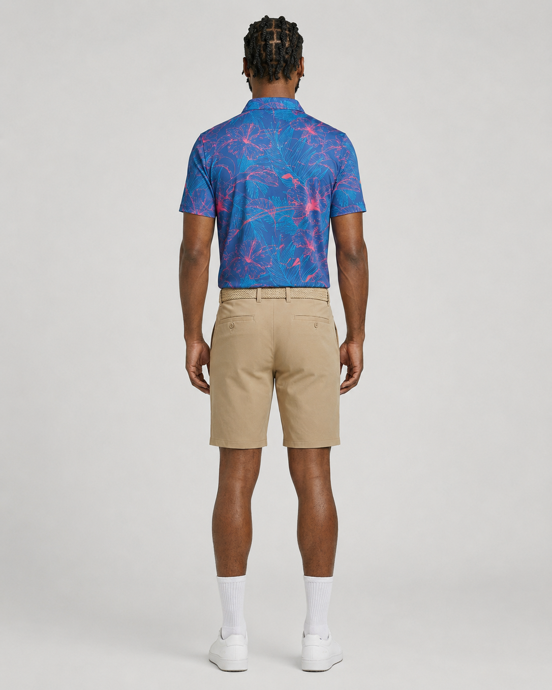 The G.O.A.T. Polo - Layer Tropical - Birdie Blue