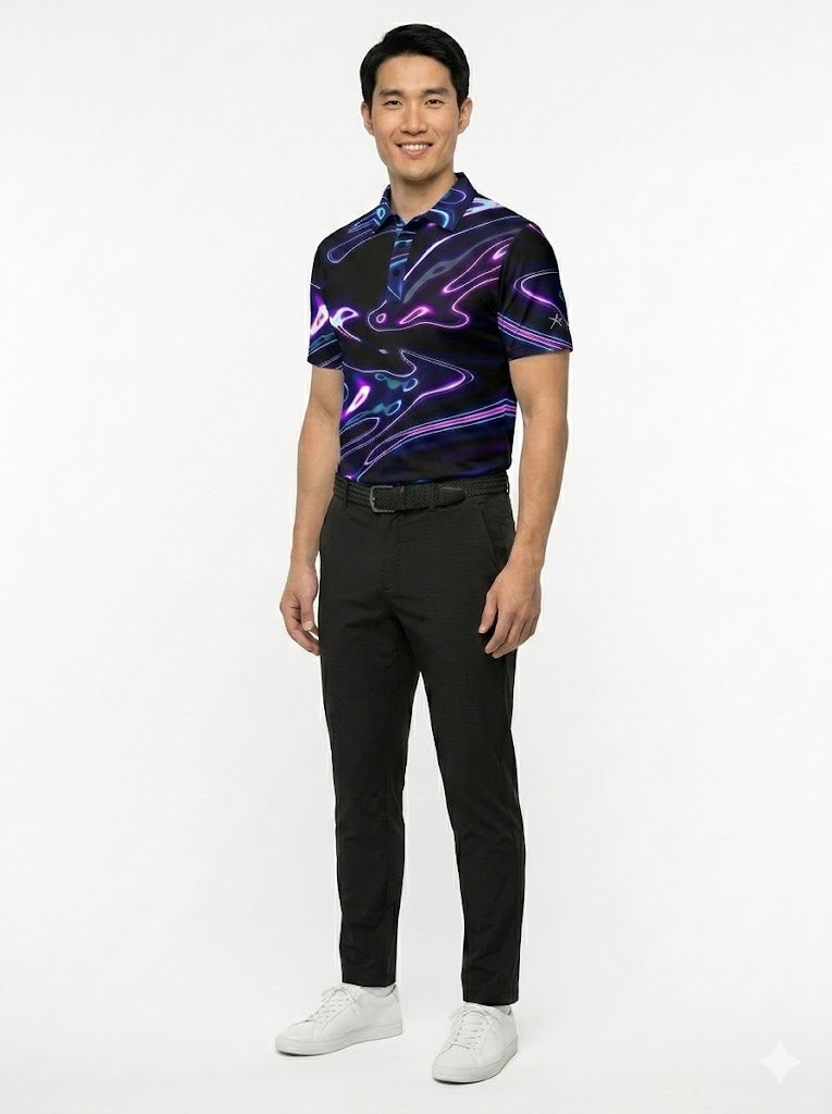 The G.O.A.T. Polo - Dark Chrome - Black