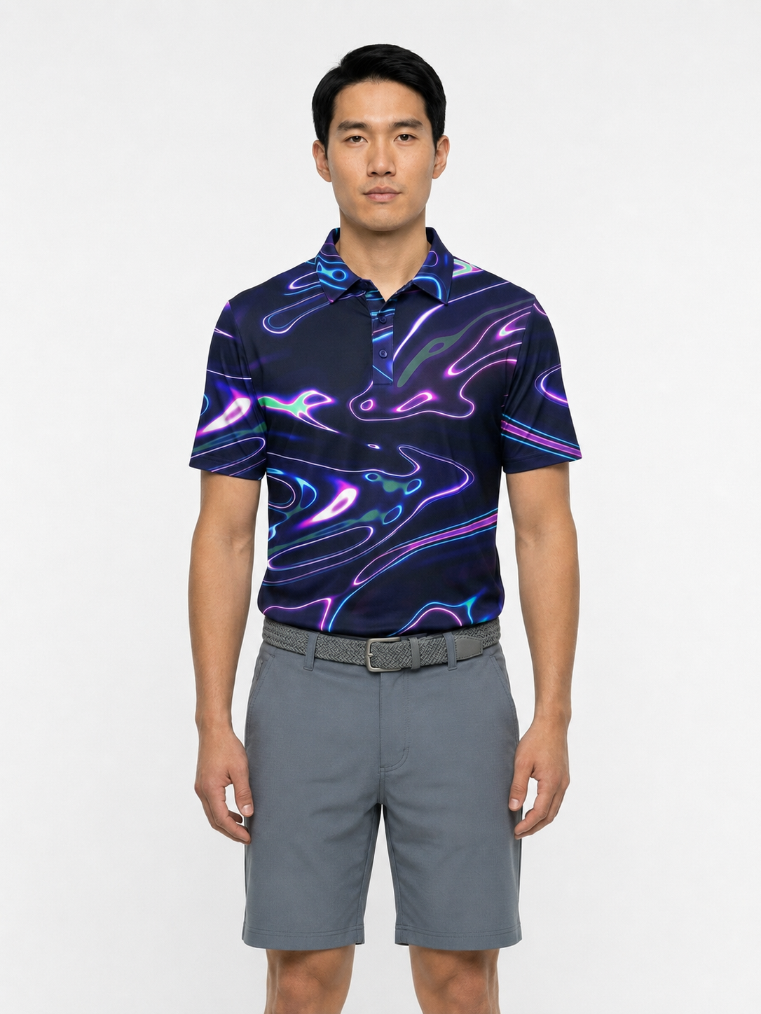 The G.O.A.T. Polo - Dark Chrome - Black