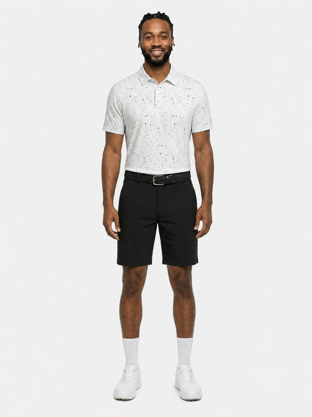 The G.O.A.T. Polo - Splatter - White